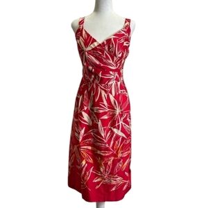 Madison Leigh Pink Floral Print Pin Up Dress